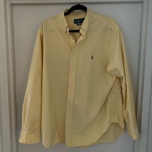 Ralph Lauren Oxford shirt, yellow (L)